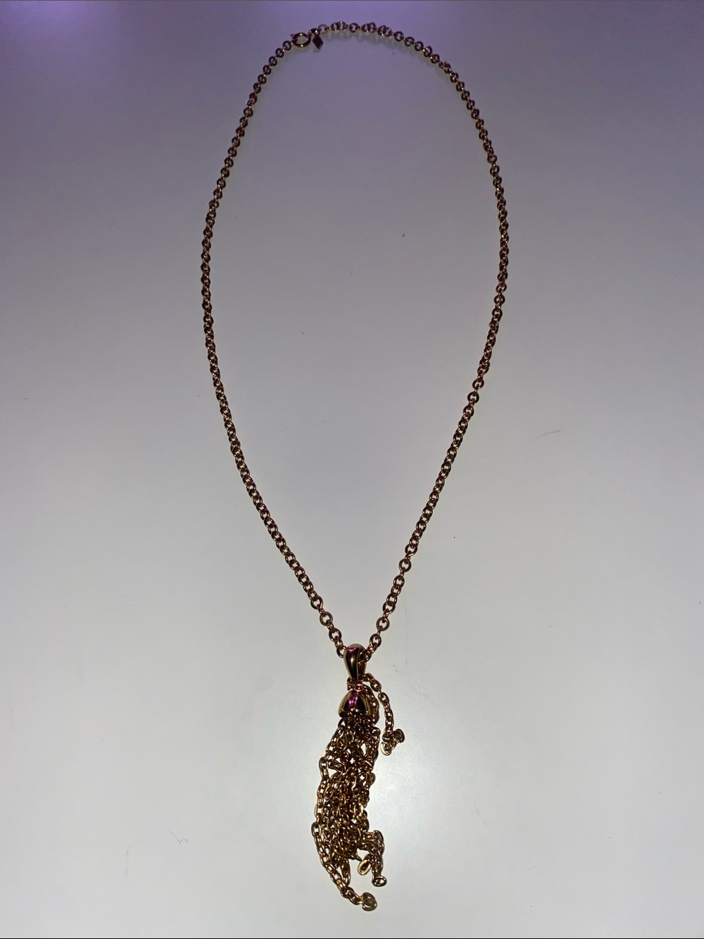 Sarah Coventry Gold Chain Pendant Necklace